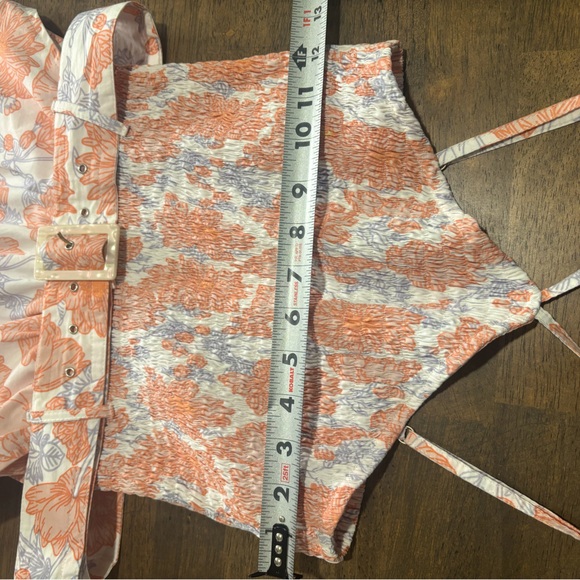 Anthropologie Lusana Arlen Smocked Halter Jumpsuit - Picture 6 of 11